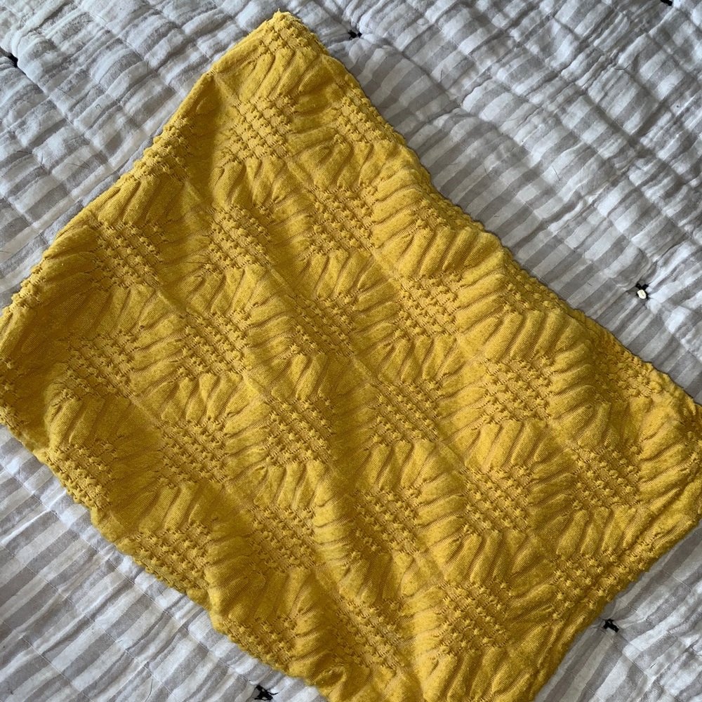 yellow patterned UO crop!